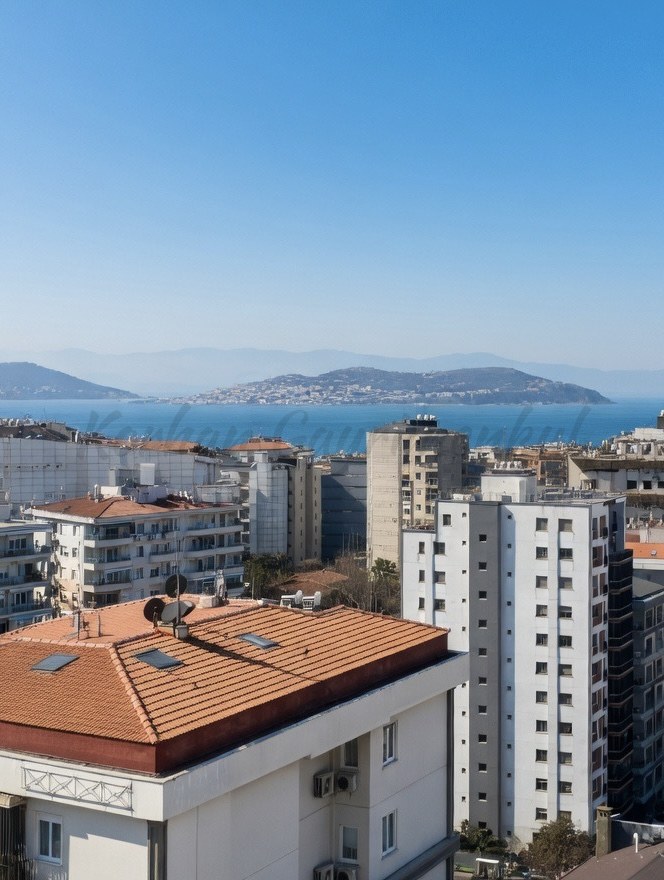 CADDEBOSTAN BAĞDATA ÇOK YAKIN DENİZ MANZARALI 87M2 2+1 BALKONLU SIFIR