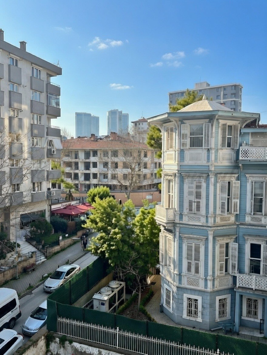 GÖZTEPE BAHARİYELİ SOKAKTA 120m2 NET 3+1 MİMARİ DEKORLU ÇİFT BALKONLU 5 YILLIK