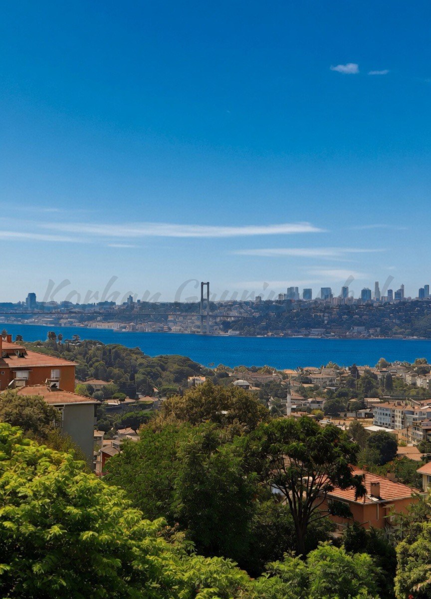 ÇENGELKÖY SULTAN MAKAMINDA 180m2 NET 4+1 ÖZEL DEKORASYONLU BOĞAZ MANZARALI ARA KAT