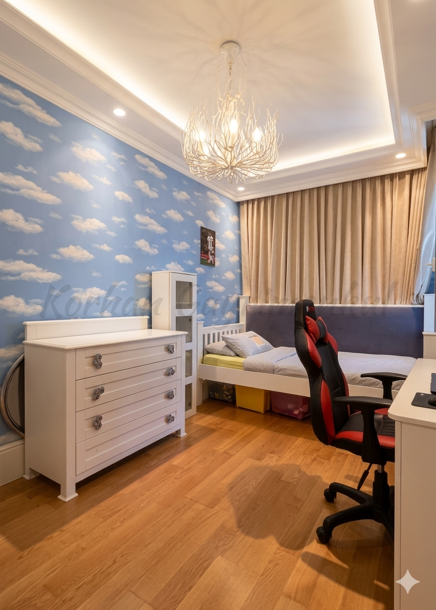 ÇENGELKÖY SULTAN MAKAMINDA 180m2 NET 4+1 ÖZEL DEKORASYONLU BOĞAZ MANZARALI ARA KAT