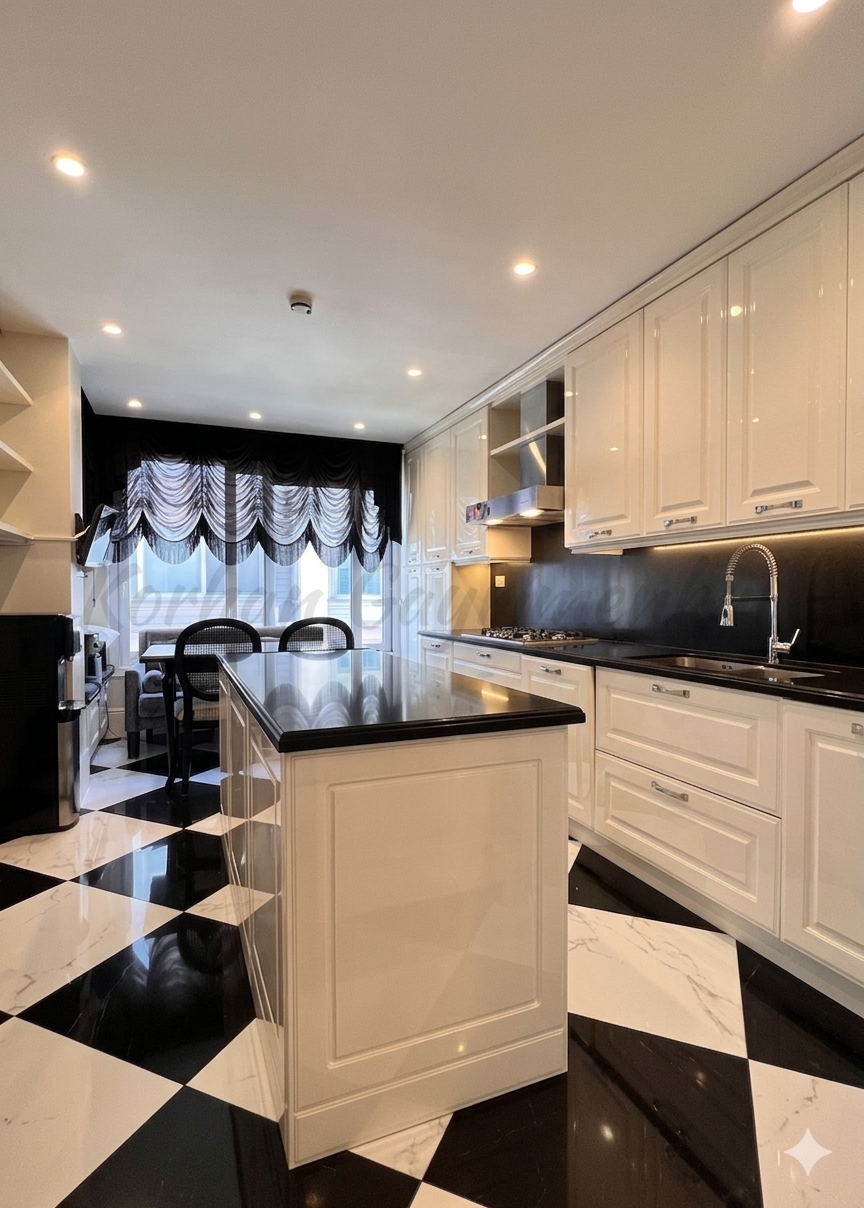 ÇENGELKÖY SULTAN MAKAMINDA 180m2 NET 4+1 ÖZEL DEKORASYONLU BOĞAZ MANZARALI ARA KAT