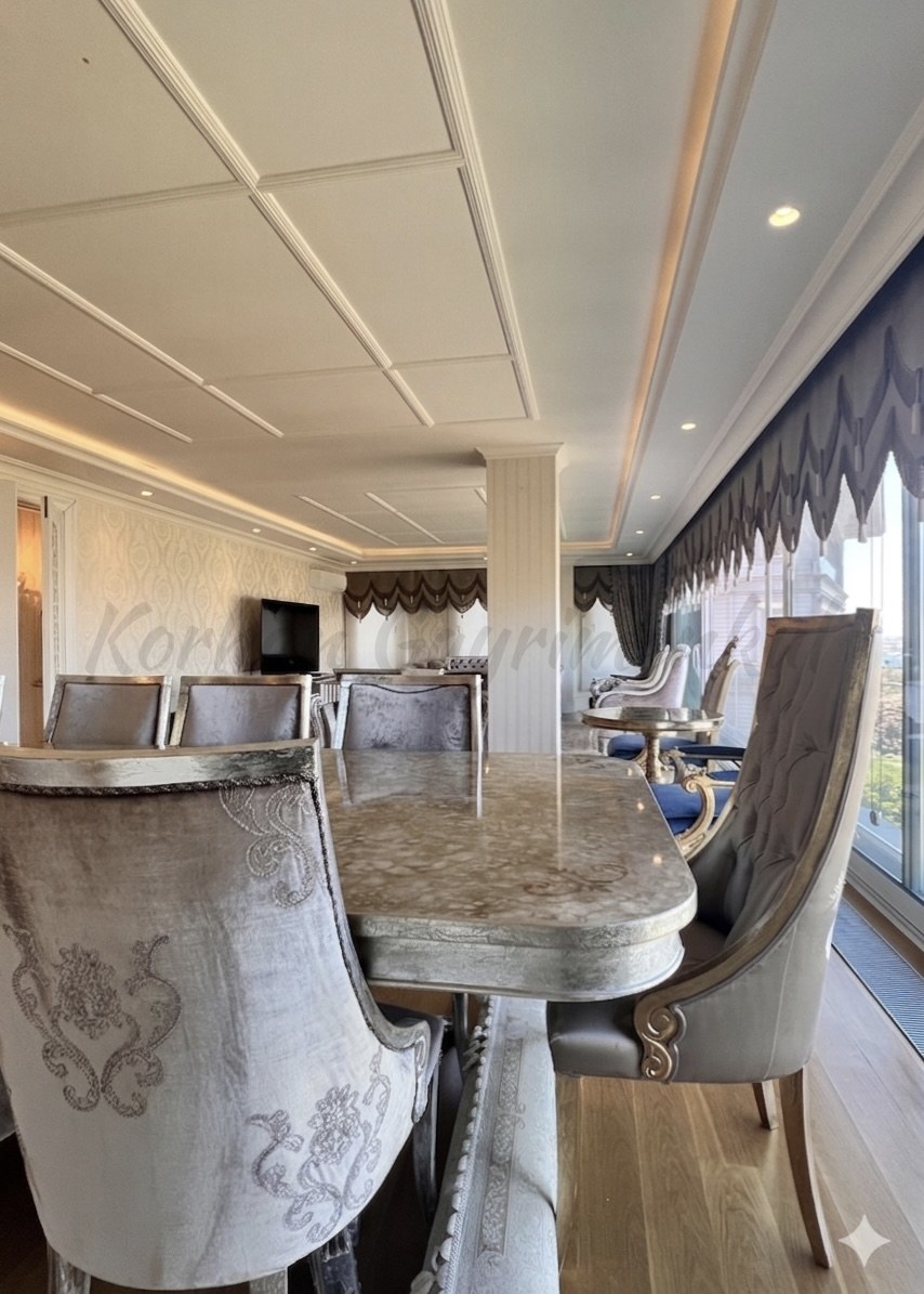 ÇENGELKÖY SULTAN MAKAMINDA 180m2 NET 4+1 ÖZEL DEKORASYONLU BOĞAZ MANZARALI ARA KAT
