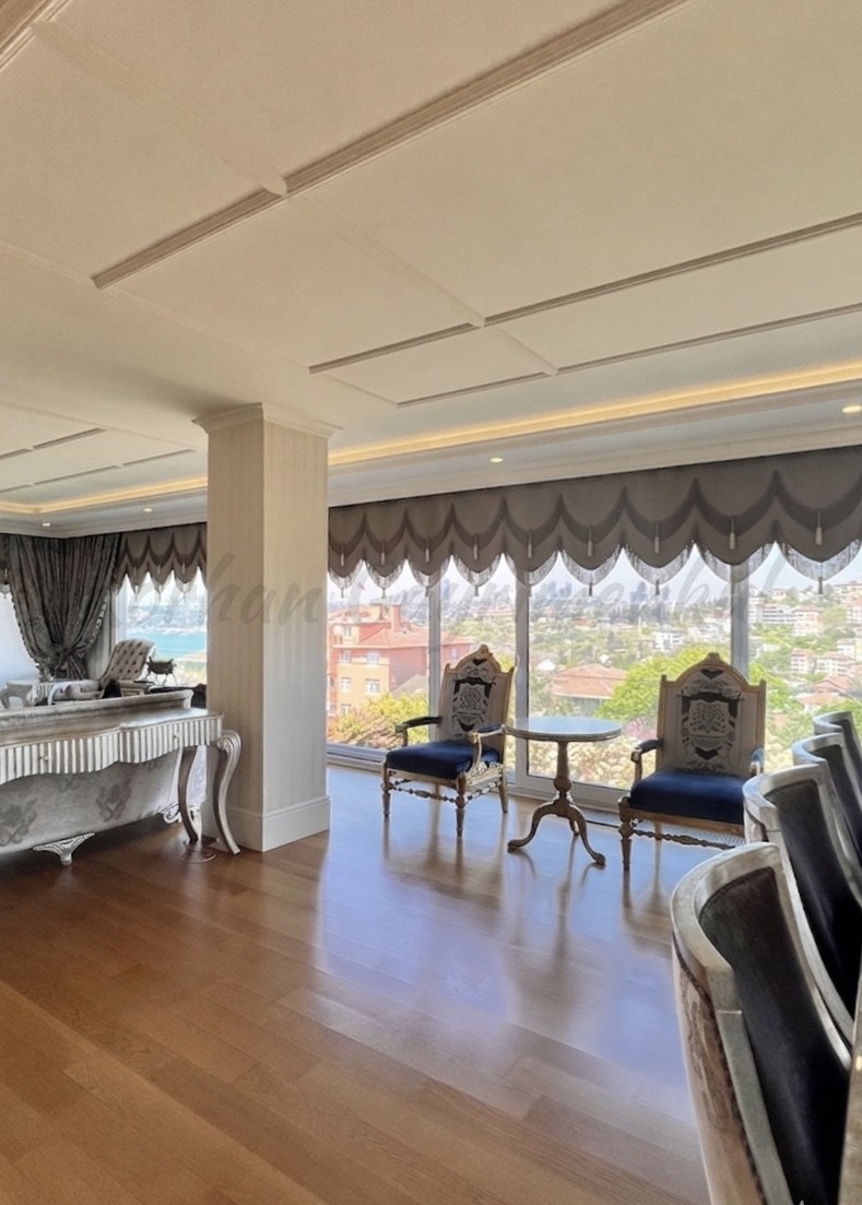 ÇENGELKÖY SULTAN MAKAMINDA 180m2 NET 4+1 ÖZEL DEKORASYONLU BOĞAZ MANZARALI ARA KAT
