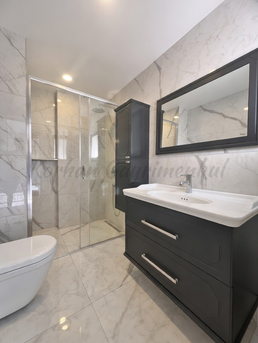 ŞAKINBAKKAL SAHİLE DENİZ MANZARALI 190M2 SÜPER LÜKS KATTA TEK