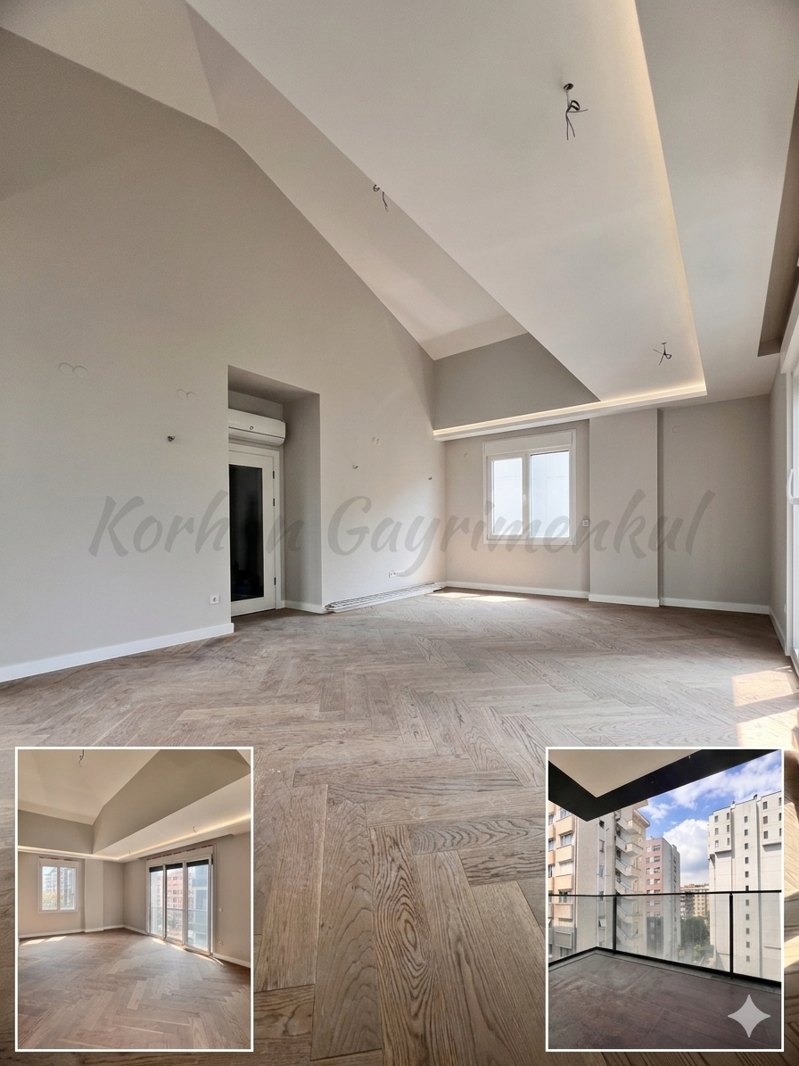 CADDEBOSTAN ÖMERPAŞADA 2024 YAPIMI 115M2 NET 3+1 KATTA TEK BALKONLU EBEVEYNLİ