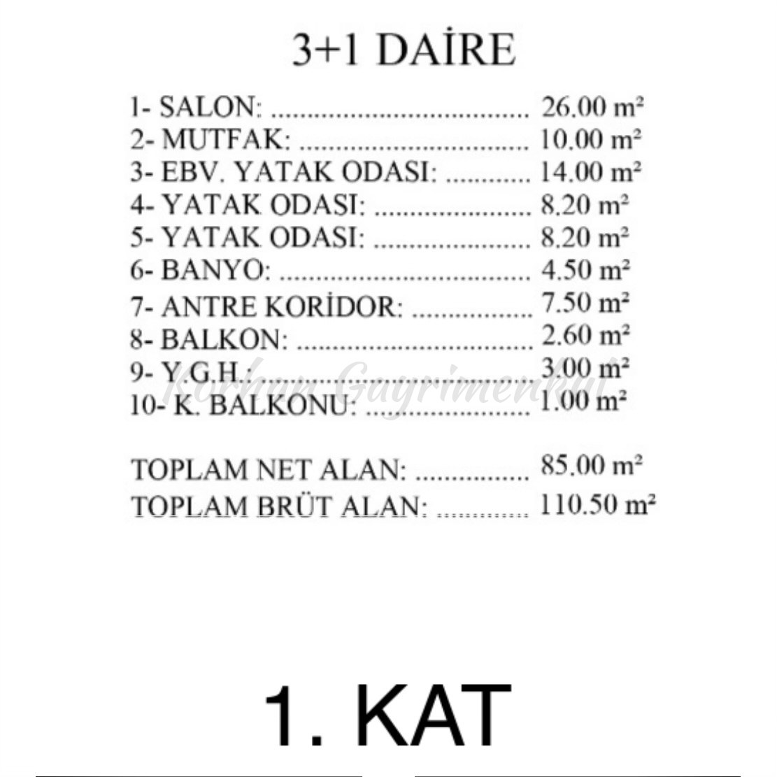 ERENKÖY ÖMERPAŞA ETHEMEFENDİ ARASI BALKONLU 70M2 NET 2+1