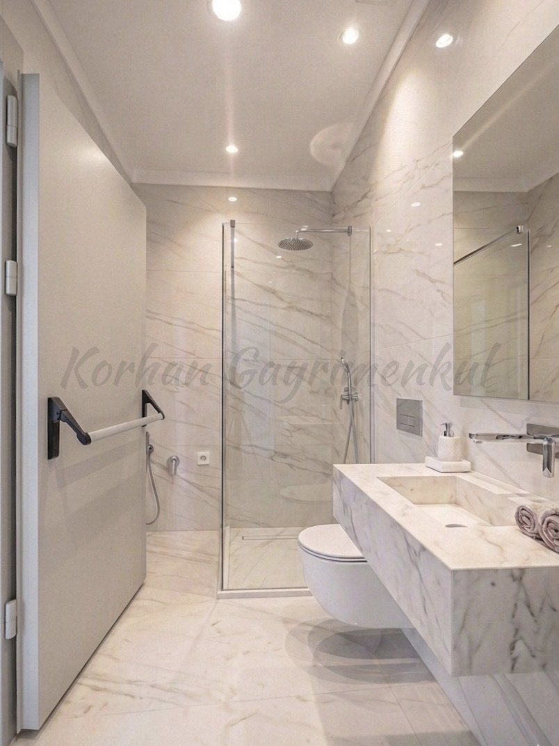 CADDEBOSTAN SAHİLDE BALKONLU 104M2 NET 3+1 SIFIR