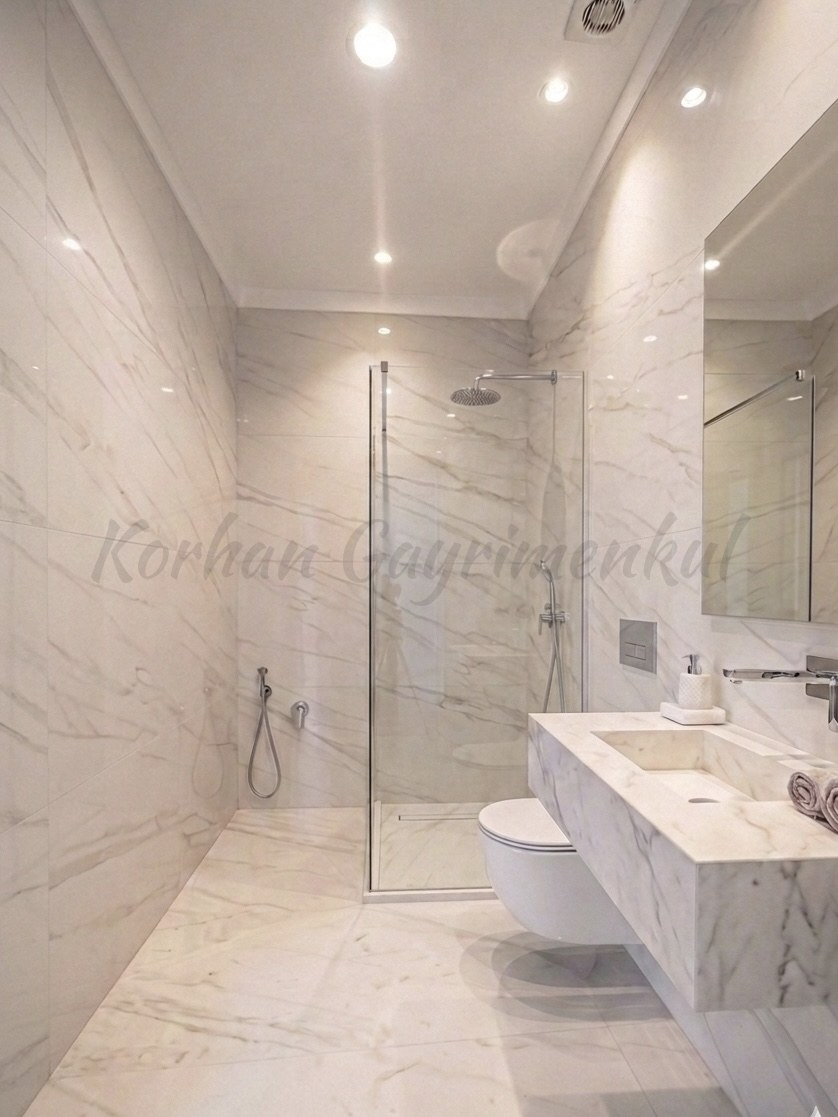 CADDEBOSTAN SAHİLDE BALKONLU 104M2 NET 3+1 SIFIR