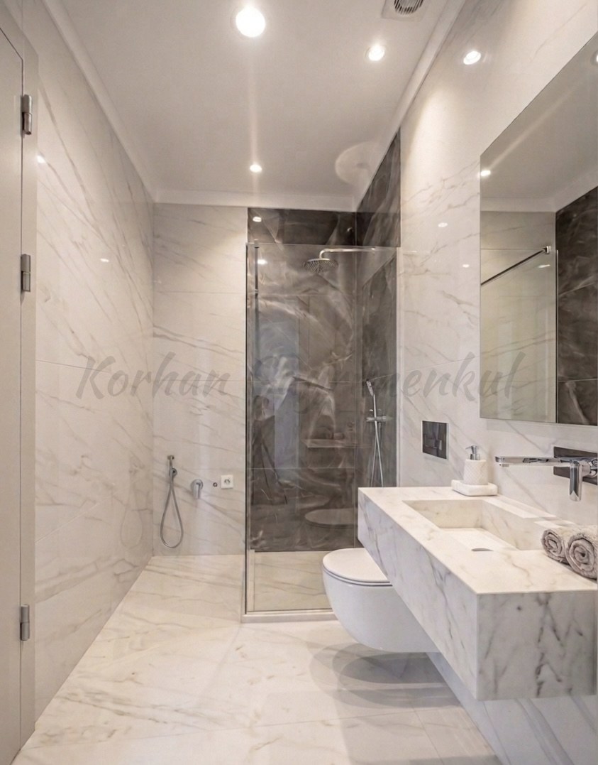 CADDEBOSTAN SAHİLDE EBEVEYN BANYOLU 86M2 NET 2+1 SIFIR
