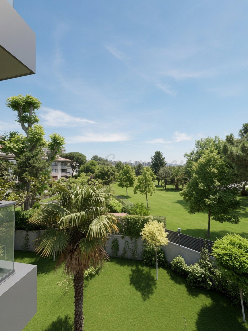 YALI PARSELİNDE SIFIR 7/24 GÜVENLİKLİ 240m2 4+1 GENİŞ BALKONLU YEŞİLLİKLER İÇİNDE