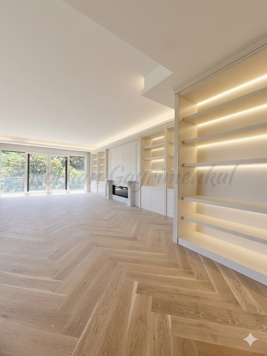 YALI PARSELİNDE SIFIR 7/24 GÜVENLİKLİ 240m2 4+1 GENİŞ BALKONLU YEŞİLLİKLER İÇİNDE