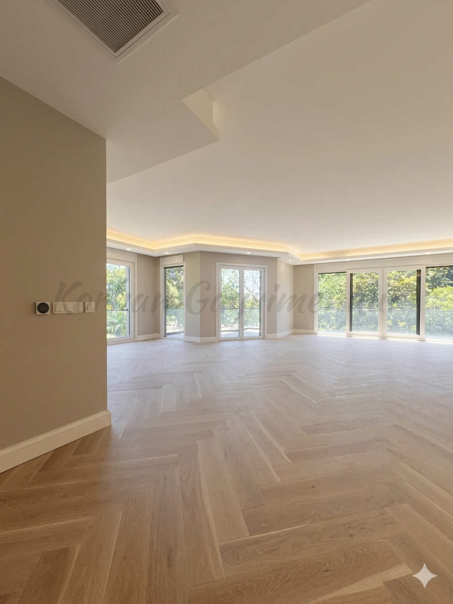 YALI PARSELİNDE SIFIR 7/24 GÜVENLİKLİ 240m2 4+1 GENİŞ BALKONLU YEŞİLLİKLER İÇİNDE