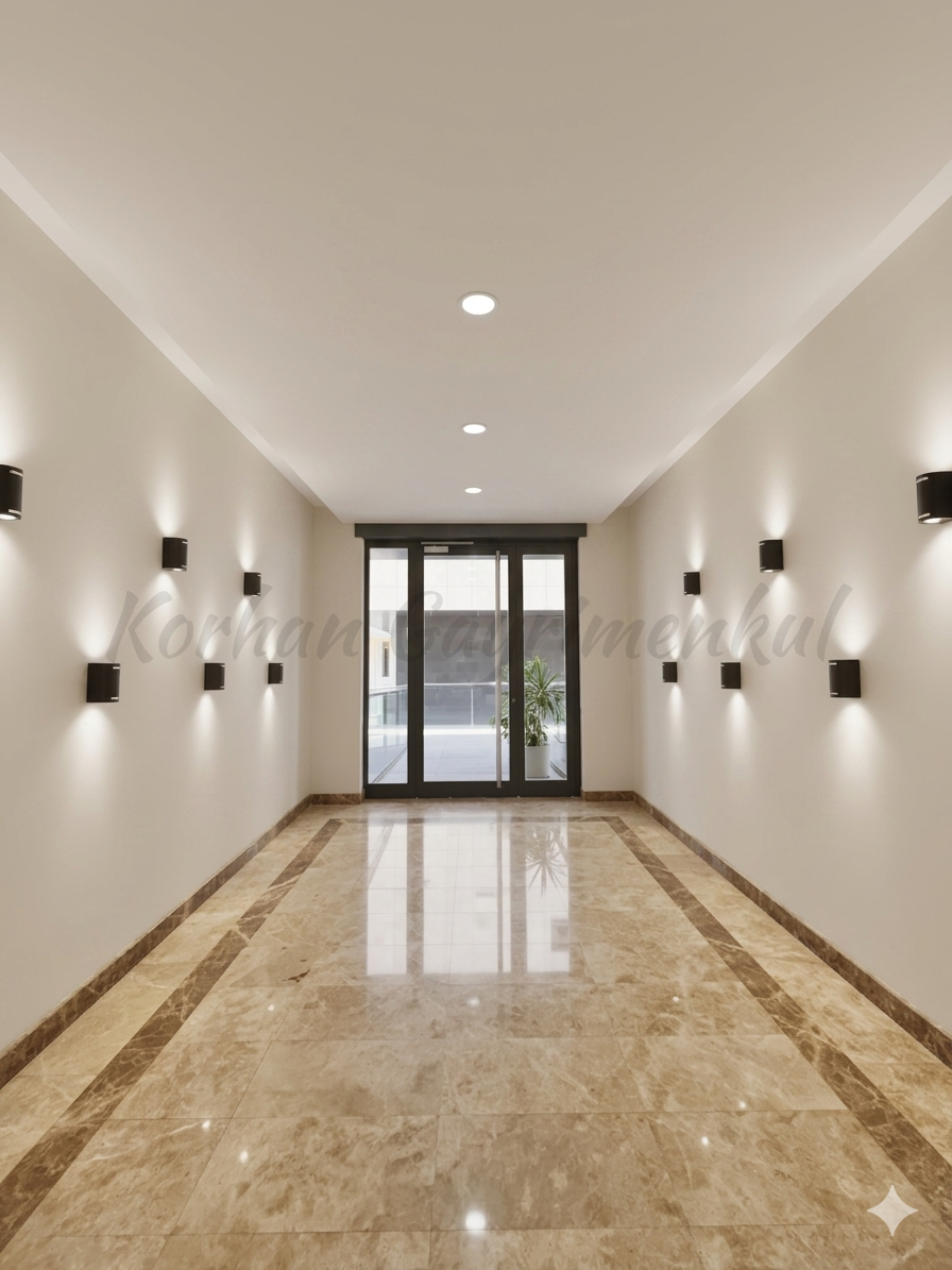 YALI PARSELİNDE SIFIR 7/24 GÜVENLİKLİ 240m2 4+1 GENİŞ BALKONLU YEŞİLLİKLER İÇİNDE