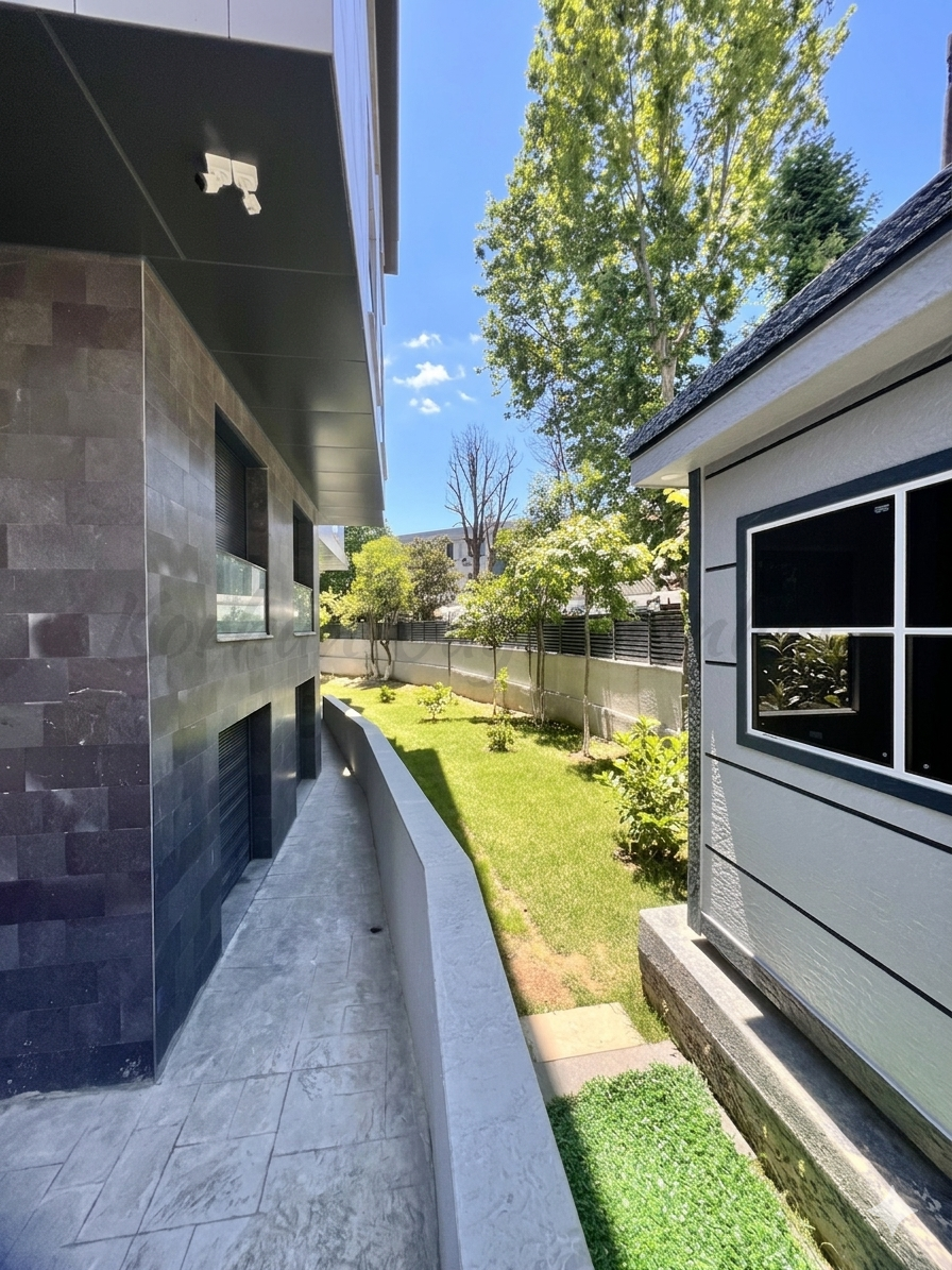 YALI PARSELİNDE SIFIR 7/24 GÜVENLİKLİ 240m2 4+1 GENİŞ BALKONLU YEŞİLLİKLER İÇİNDE